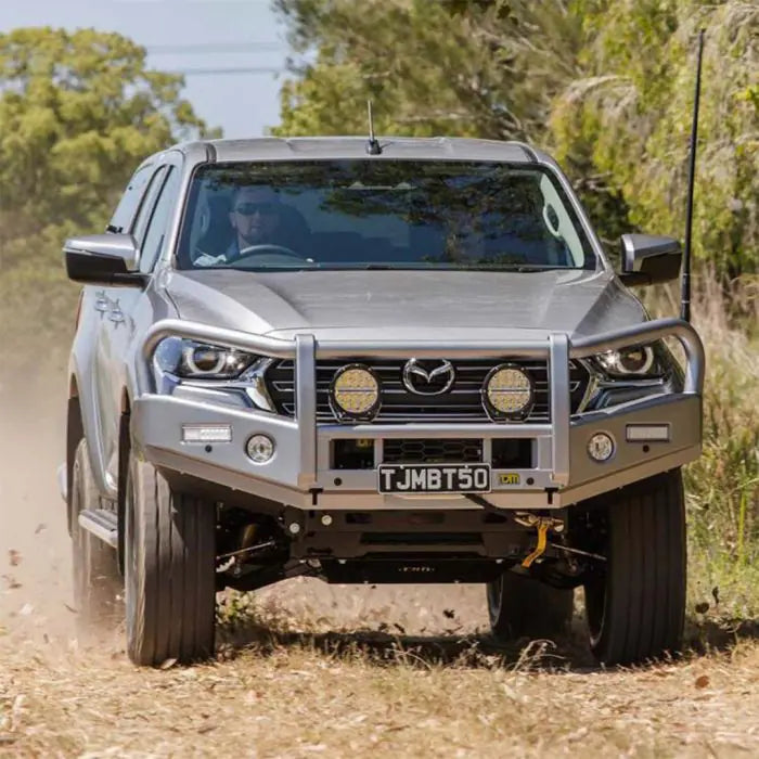 TJM OUTBACK BULL BAR BLACK STEEL FOR MAZDA BT-50 TF 08/20-ON (IN STORE PICK-UP ONLY)