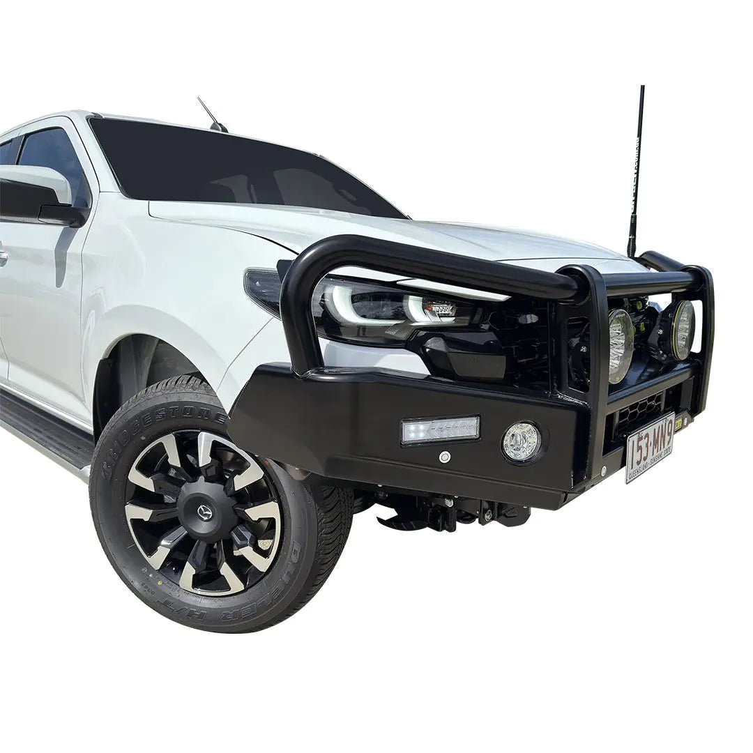 TJM Outback Bull Bar Black Steel-070SB13N46I (In Store Pick Up Only)