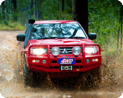 TJM OUTBACK BULL BAR BLACK STEEL FOR MITSUBISHI TRITON (IN STORE PICK-UP ONLY)