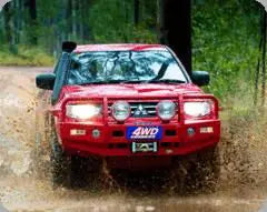 TJM OUTBACK BULL BAR BLACK STEEL FOR MITSUBISHI TRITON (IN STORE PICK-UP ONLY)