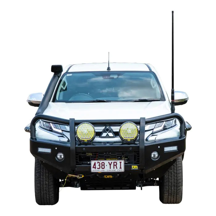 TJM OUTBACK BULL BAR BLACK STEEL FOR MITSUBISHI TRITON MR 12/18-02/24 (IN STORE PICK-UP ONLY)