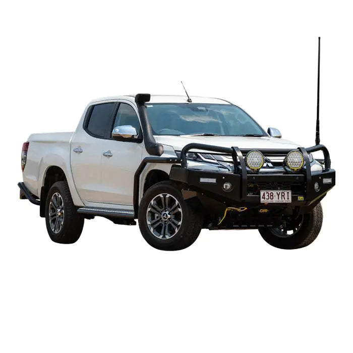 TJM OUTBACK BULL BAR BLACK STEEL FOR MITSUBISHI TRITON MR 12/18-02/24 (IN STORE PICK-UP ONLY)