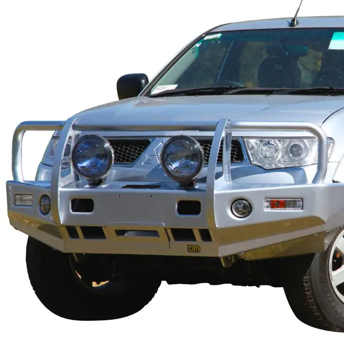 TJM OUTBACK BULL BAR BLACK STEEL FOR MITSUBISHI CHALLENGER (IN STORE PICK-UP ONLY)