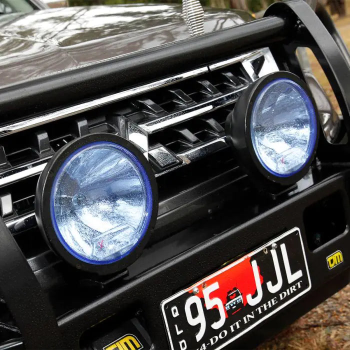 TJM OUTBACK BULL BAR BLACK STEEL FOR MITSUBISHI PAJERO NX 07/14-ON (IN STORE PICK-UP ONLY)