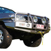 TJM OUTBACK BULL BAR BLACK STEEL FOR TOYOTA LANDCRUISER WAGON 100 SERIES IFS (IN STORE PICK-UP ONLY)