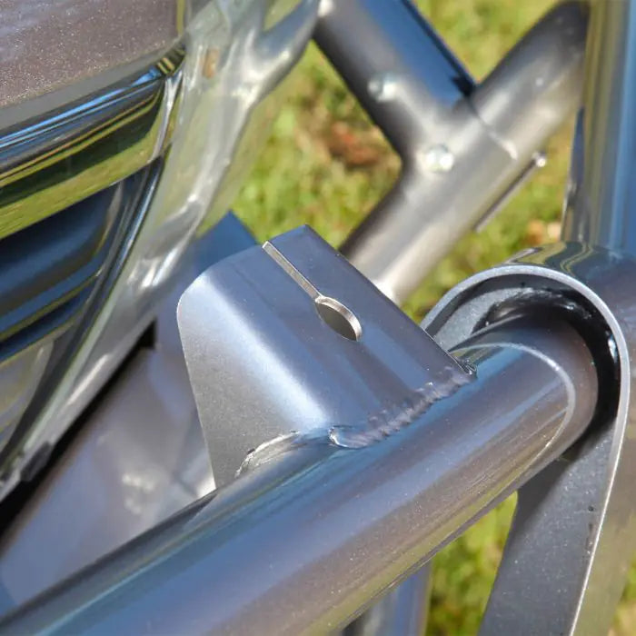 TJM OUTBACK BULL BAR BLACK STEEL FOR TOYOTA LANDCRUISER WAGON 100 SERIES IFS (IN STORE PICK-UP ONLY)