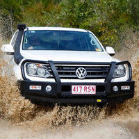 TJM OUTBACK BULL BAR BLACK STEEL FOR VOLKSWAGEN AMAROK 2H 02/11-10/16 (IN STORE PICK-UP ONLY)