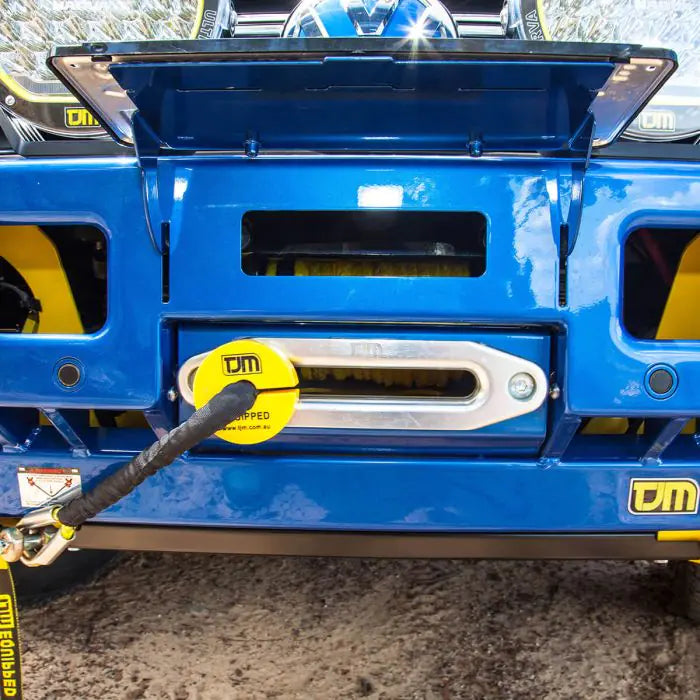 TJM OUTBACK BULL BAR BLACK STEEL FOR VOLKSWAGEN AMAROK 2H MY17+ 11/16-04/23 4DR P/UP (IN STORE PICK-UP ONLY)