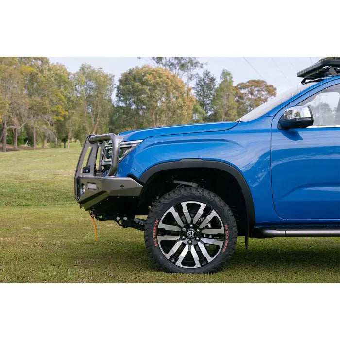 TJM OUTBACK BULL BAR BLACK STEEL FOR VOLKSWAGEN AMAROK 05/23 -ON CORE (IN STORE PICK-UP ONLY)