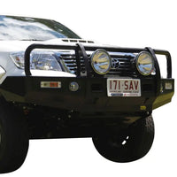 TJM OUTBACK BULL BAR BLACK STEEL FOR TOYOTA HILUX 7TH GEN 08/11-08/15 (IN STORE PICK-UP ONLY)