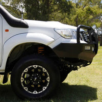 TJM OUTBACK BULL BAR BLACK STEEL FOR TOYOTA HILUX 7TH GEN 08/11-08/15 (IN STORE PICK-UP ONLY)