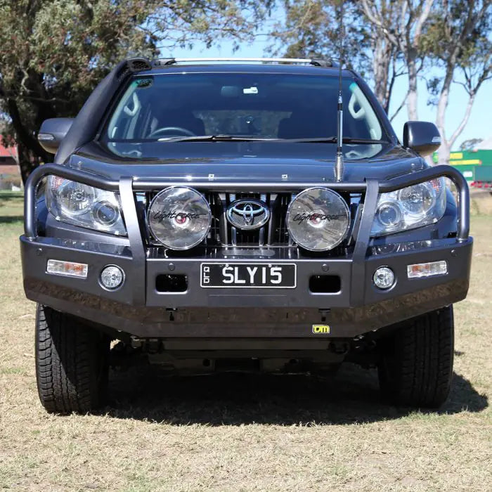 TJM OUTBACK BULL BAR BLACK STEEL FOR TOYOTA PRADO 150 SERIES (IN STORE PICK-UP ONLY)