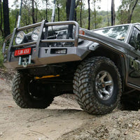TJM OUTBACK BULL BAR STEEL BLACK FOR TOYOTA LANDCRUISER COMMERCIAL (IN STORE PICK UP ONLY)