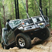 TJM OUTBACK BULL BAR STEEL BLACK FOR TOYOTA LANDCRUISER COMMERCIAL (IN STORE PICK UP ONLY)