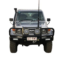 TJM OUTBACK BULL BAR STEEL BLACK FOR TOYOTA LANDCRUISER COMMERCIAL (IN STORE PICK UP ONLY)