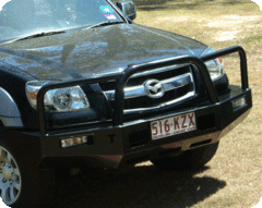 TJM TRADESMAN BULL BAR BLACK STEEL FOR MAZDA BT-50 UN / FORD RANGER PJ (IN STORE PICK-UP ONLY)