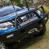 TJM TRADESMAN BULL BAR BLACK STEEL FOR MITSUBISHI TRITON MQ (IN STORE PICK-UP ONLY)