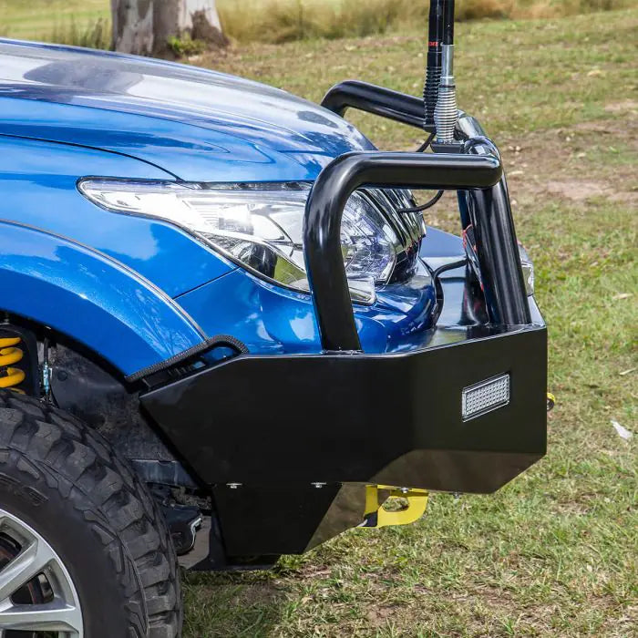 TJM TRADESMAN BULL BAR BLACK STEEL FOR MITSUBISHI TRITON MQ (IN STORE PICK-UP ONLY)