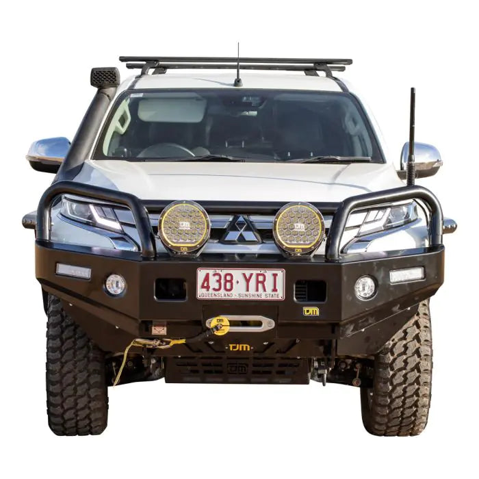 TJM TRADESMAN BULL BAR BLACK STEEL FOR  MITSUBISHI TRITON MR (IN STORE PICK-UP ONLY)