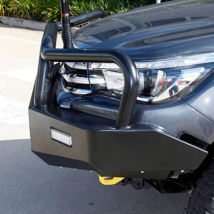 TJM TRADESMAN BULL BAR BLACK STEEL FOR TOYOTA HILUX 8TH GEN (IN STORE PICK-UP ONLY)