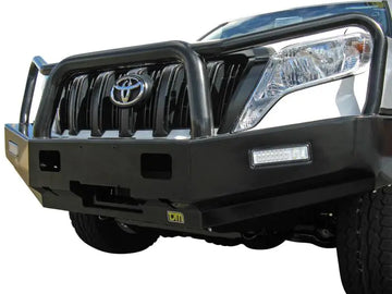 TJM TRADESMAN BULL BAR BLACK STEEL FOR TOYOTA PRADO 150 SERIES (IN STORE PICK-UP ONLY)