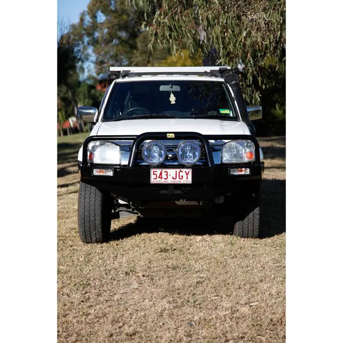 TJM BULL BAR T15 BLACK STEEL FOR NISSAN NAVARA D22(IN STORE PICK UP ONLY)