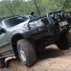 TJM BULL BAR T15 BLACK STEEL FOR NISSAN PATROL GU S1-S3 COIL(IN STORE PICK UP ONLY)