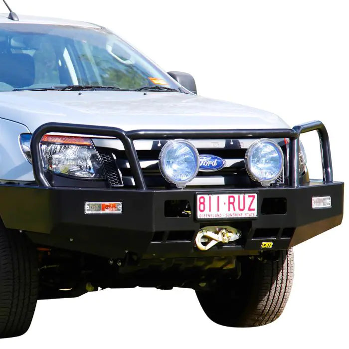 TJM TRADESMAN BULL BAR BLACK STEEL FOR  FORD RANGER (IN STORE PICK-UP ONLY)