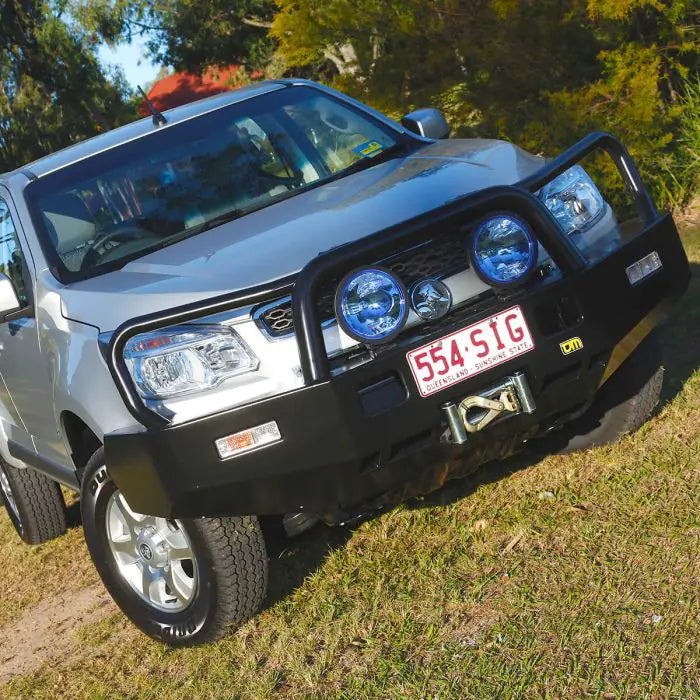 TJM TRADESMAN BULL BAR BLACK STEEL FOR HOLDEN COLORADO RG (IN STORE PICK-UP ONLY)