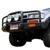 TJM BULL BAR T15 BLACK STEEL FOR TOYOTA LANDCRUISER WAGON 80 SERIES 01/90-12/97(IN STORE PICK UP ONLY)