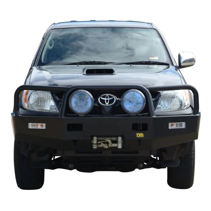TJM TRADESMAN BULL BAR BLACK STEEL FOR TOYOTA HILUX 7TH GEN (IN STORE PICK-UP ONLY)