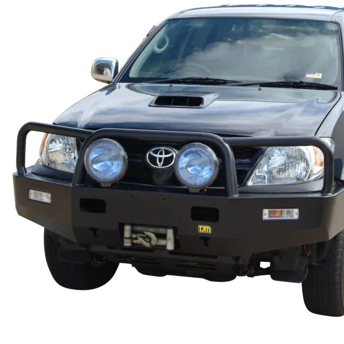 TJM TRADESMAN BULL BAR BLACK STEEL FOR TOYOTA HILUX 7th GEN (IN STORE PICK-UP ONLY)