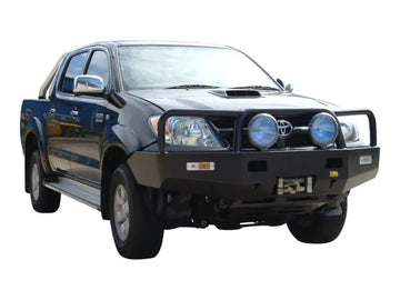 TJM TRADESMAN BULL BAR BLACK STEEL FOR TOYOTA HILUX 7th GEN (IN STORE PICK-UP ONLY)