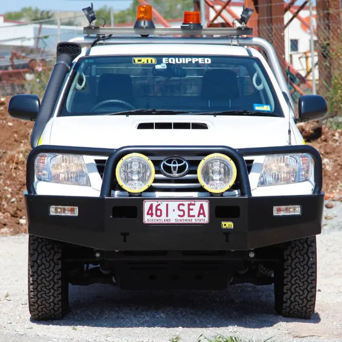 TJM TRADESMAN BULL BAR BLACK STEEL TOYOTA HILUX 7TH GEN (IN STORE PICK-UP ONLY)