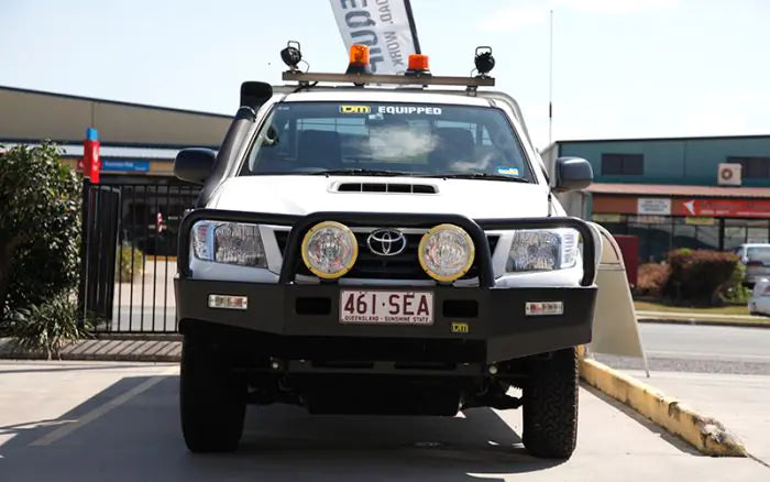 TJM TRADESMAN BULL BAR BLACK STEEL TOYOTA HILUX 7TH GEN (IN STORE PICK-UP ONLY)