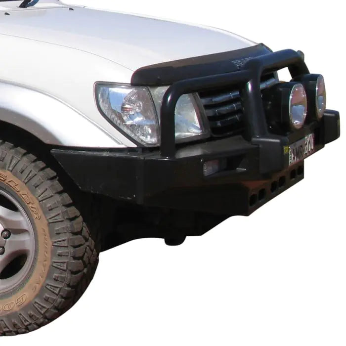 TJM BULL BAR T15 BLACK STEEL FOR TOYOTA PRADO 90 SERIES 06/96-02/03(IN STORE PICK UP ONLY)
