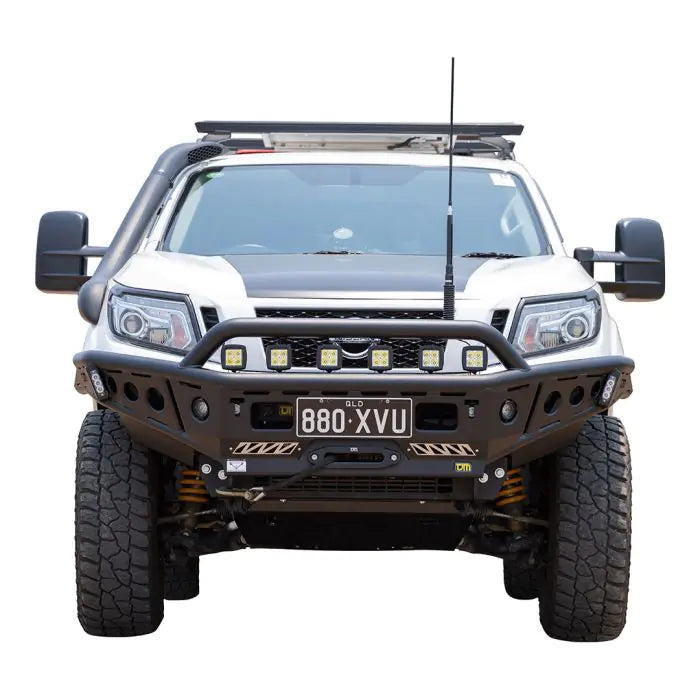 TJM CHASER BULL BAR BLACK STEEL FOR NISSAN NAVARA NP300(IN STORE PICK UP ONLY)