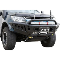TJM CHASER BULL BAR BLACK STEEL FOR HOLDEN COLORADO RG /HOLDEN TRAILBLAZER RG 07/16-06/20 WAGON(IN STORE PICK UP ONLY)