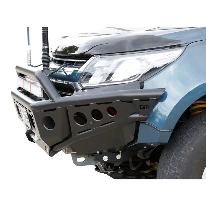 TJM CHASER BULL BAR BLACK STEEL FOR HOLDEN COLORADO RG /HOLDEN TRAILBLAZER RG 07/16-06/20 WAGON(IN STORE PICK UP ONLY)