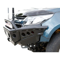 TJM CHASER BULL BAR BLACK STEEL FOR HOLDEN COLORADO RG /HOLDEN TRAILBLAZER RG 07/16-06/20 WAGON(IN STORE PICK UP ONLY)