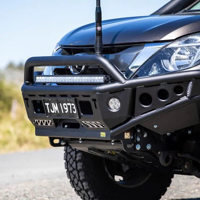 TJM CHASER BULL BAR BLACK STEEL FOR  MAZDA BT-50 UP/UR 10/11-07/20(IN STORE PICK UP ONLY)