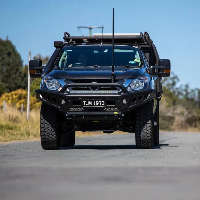 TJM CHASER BULL BAR BLACK STEEL FOR  MAZDA BT-50 UP/UR 10/11-07/20(IN STORE PICK UP ONLY)