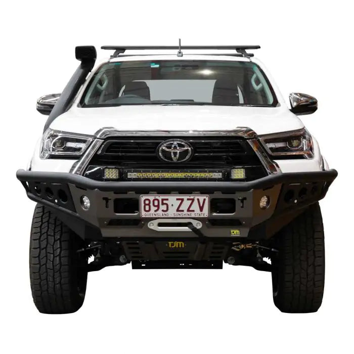 TJM CHASER BULL BAR BLACK STEEL (Pick up only)