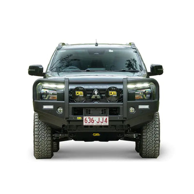 TJM OUTBACK BULL BAR BLACK STEEL FOR MITSUBISHI TRITON MV 03/24-On (IN STORE PICK UP ONLY)