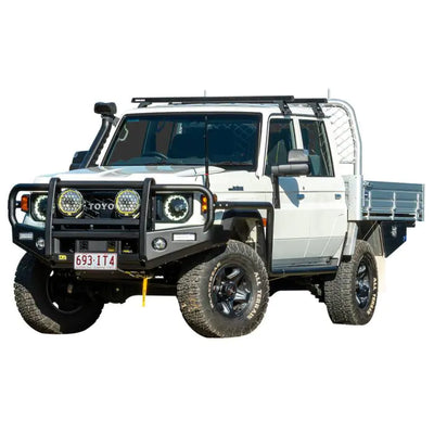 TJM OUTBACK BAR BLACK STEEL FOR TOYOTA LANDCRUISER COMMERCIAL (IN STORE PICK UP ONLY)