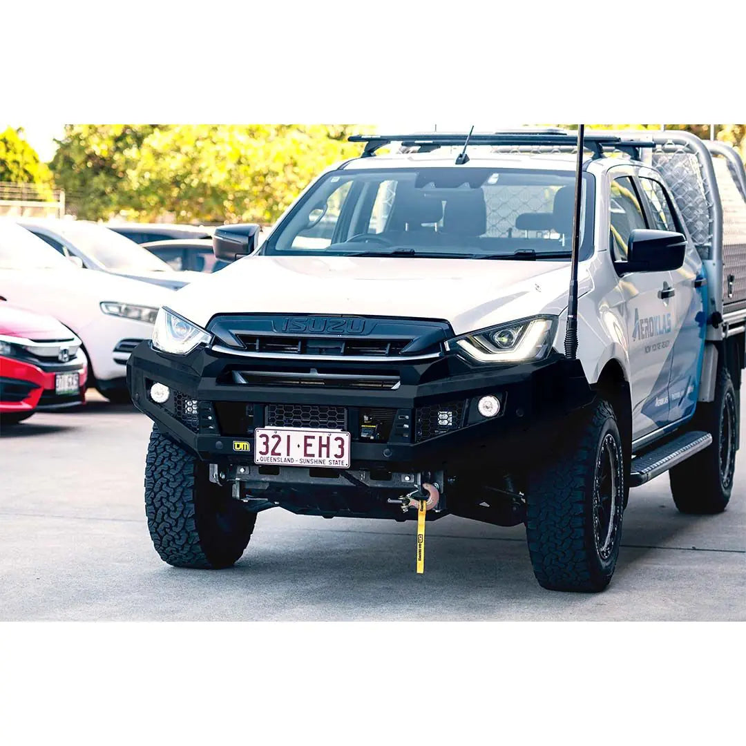 TJM Venturer Bull Bar Black Steel - 070ST24A34G