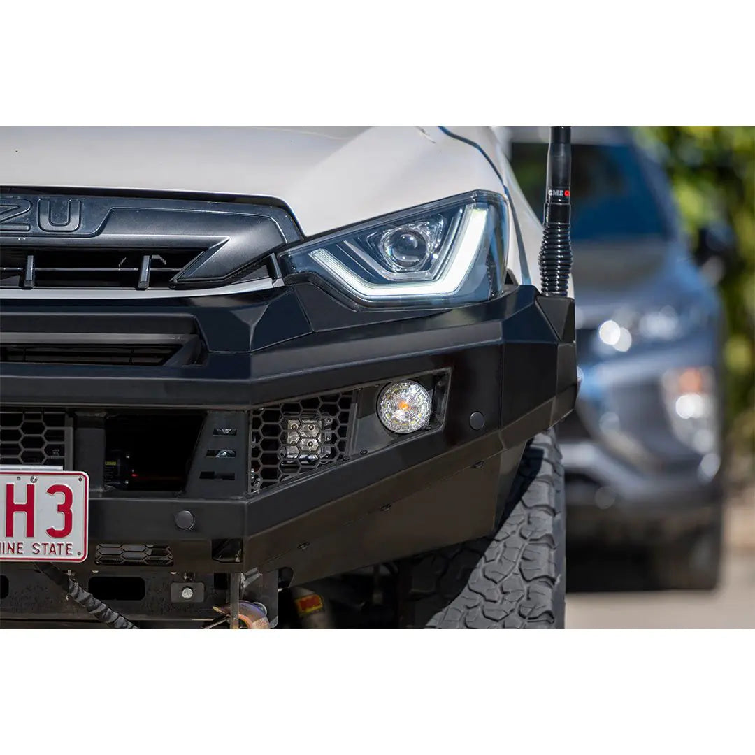 TJM Venturer Bull Bar Black Steel - 070ST24A34G