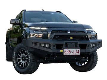 TJM VENTURER BULL BAR BLACK STEEL FOR MITSUBISHI TRITON MV 03/24-On GLX (IN STORE PICK-UP ONLY)