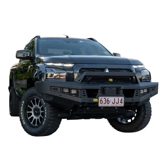 TJM VENTURER BULL BAR BLACK STEEL FOR MITSUBISHI TRITON MV 03/24-On GLX (IN STORE PICK-UP ONLY)