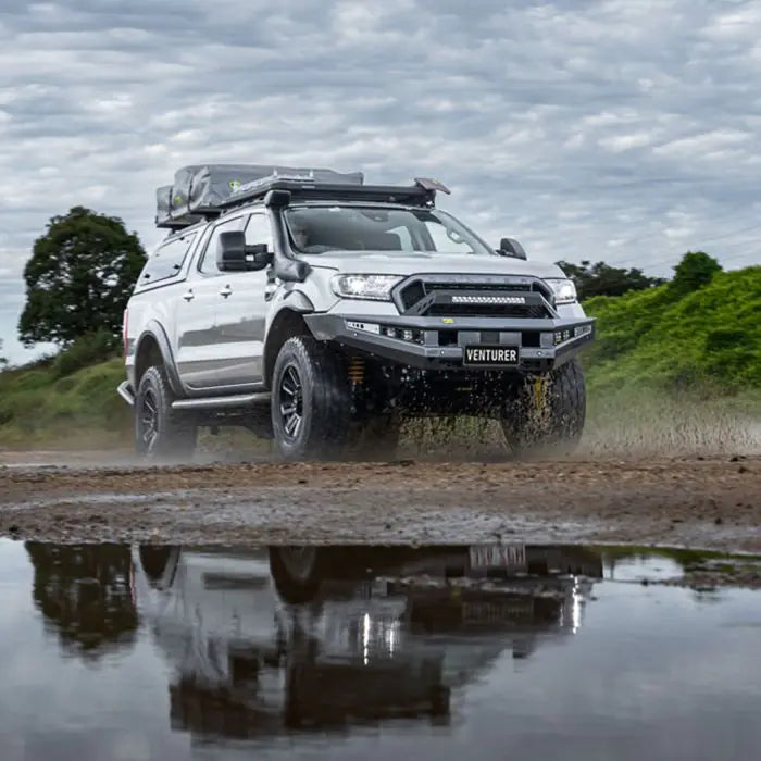 TJM VENTURER BULL BAR BLACK STEEL FOR FORD EVEREST UAII/ FORD RANGER PXIII (IN STORE PICK-UP ONLY)